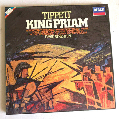 Tippett KING PRIAM Decca Vinyl 3 LP Box Set David Atherton D246D 3