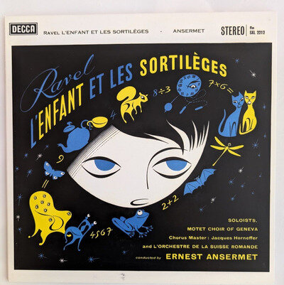 SXL 2212 Ravel L'Enfant Sortileges Ansermet NEAR MINT Decca Reissue