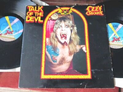 OZZY OSBOURNE - Talk Of The Devil, ORIGINAL 1982 UK DOUBLE-LP.... DECENT COPY