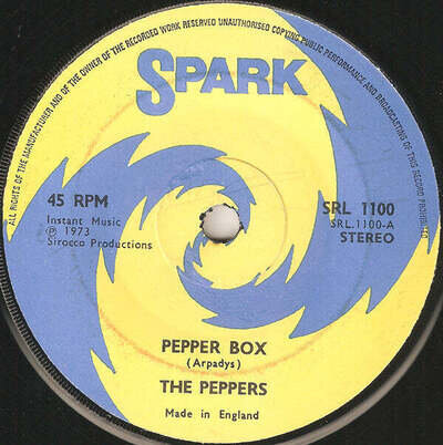 The Peppers - Pepper Box (7", Single, Blu) (Near Mint (NM or M-))