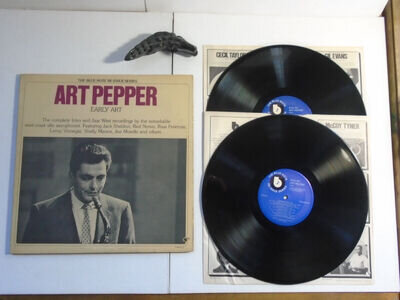 Art Pepper vinyl record Early Art 1976 Blue Note BN LA591 H2 US press ex/ex