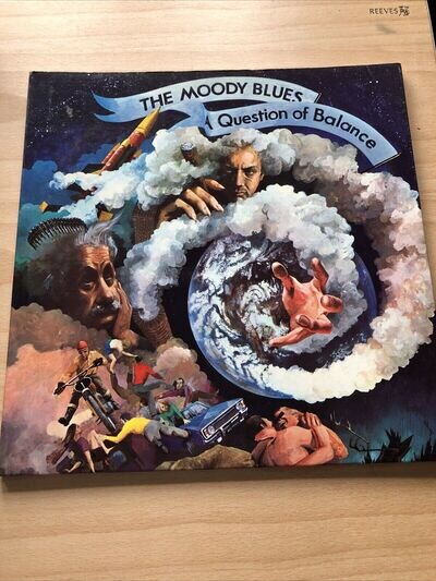 vinyl records. The Moody Blues. A Question Of Balance