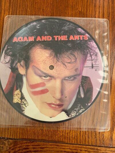 CBS - Adam And The Ants - Picture disc 7" Single Vinyl Record - Antrap