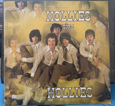 The Hollies - Hollies Sing Hollies - Yellow & Black Parlophone Gatefold UK - LP