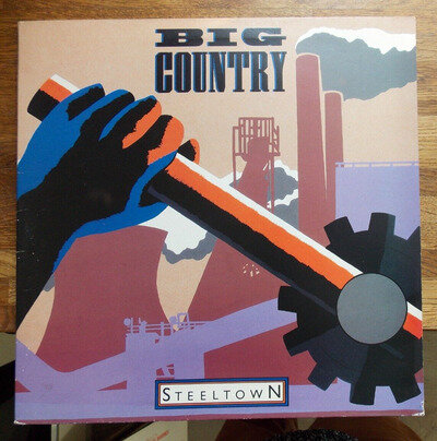 BIG COUNTRY STEELTOWN 12# GATEFOLD VINYL LP MERH49 1984