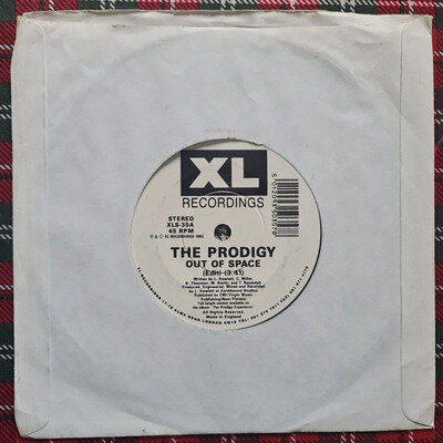 The Prodigy, Out Of Space, original 7 inch vinyl single promo XLS-35A