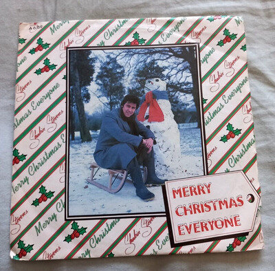 SHAKIN STEVENS UK 7" Original Single 45 MERRY CHRISTMAS EVERYONE Xmas