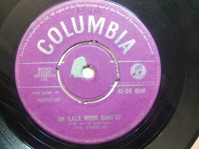 The Spinners – On Ilkla Moor Baht’ At 1957 7” Columbia DB 4048