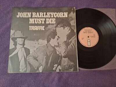 Traffic John Barleycorn Must Die LP Orig 1970 German issue Pink Label