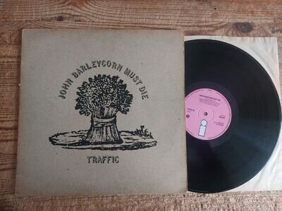 TRAFFIC - John Barleycorn Must Die, RARE 1970 UK PINK LABEL LP.