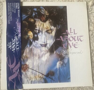 ALL ABOUT EVE ROAD TO YOUR SOUL 12" MERCURY (1989) NR MINT +PRINT OBI LTD ED UK