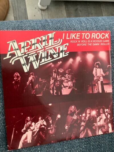 April Wine. I like to Rock 7" single 1979 Capitol records VG+