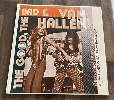 van halen unofficial live vinyl lp 1980 - the good the bad & van hallen