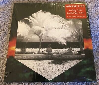 Arcade Fire - Get Right/Crucified Again - Org EU Ltd 45 in P/S - Indie Rock