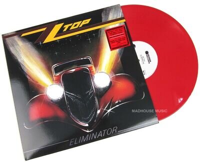 ZZ TOP LP Eliminator RED Vinyl Limited Edition Legs Sharp Dressed Gimmie All NEW