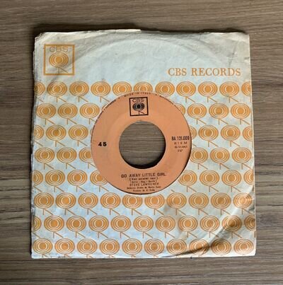 STEVE LAWRENCE - GO AWAY LITTLE GIRL, 7" vinyl single (1962) CBS, VG+/G+