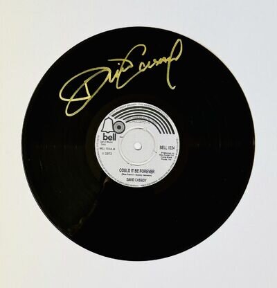 David Cassidy Could It Be Forever Signed Vinyl Record