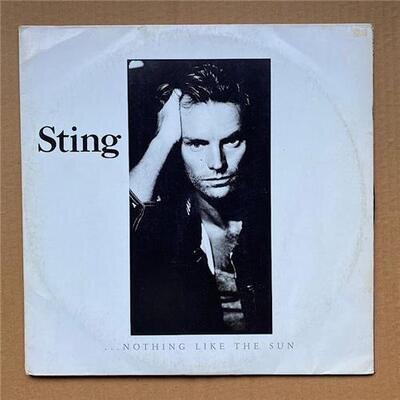 STING NOTHING LIKE THE SUN LP DOUBLE WITH INSERT - BRAZILLIAN