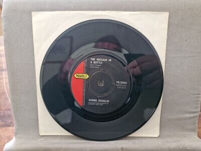 Donna Douglas 7"SINGLE The Message In A Bottle 1962