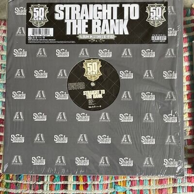 50 Cent - Straight To The Bank - 12" Vinyl - US Version - 8 Tracks - NEAR MINT