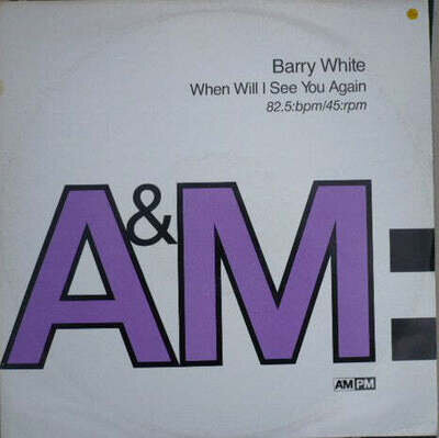 Barry White - When Will I See You Again (12", Promo) (Very Good Plus (VG+))