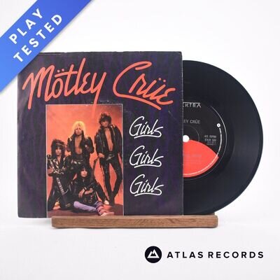 Mötley Crüe - Girls Girls Girls - 7" Vinyl Record - VG+/EX