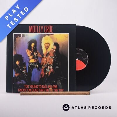 Mötley Crüe Too Young To Fall In Love (Remix) 12" Single Vinyl Record - VG+/VG+