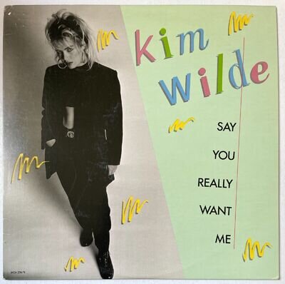 Kim Wilde - Say You Really Want Me - Scarce 1986 USA 3trk vinyl 12" (Promo)