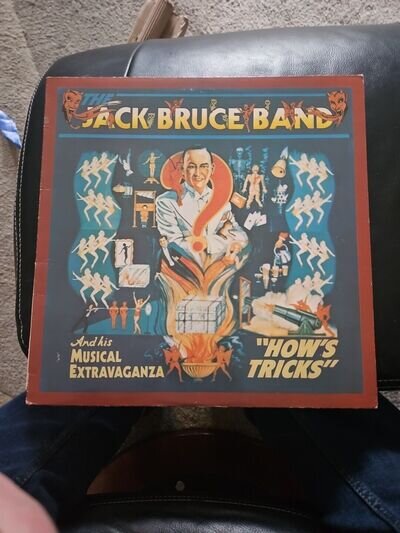 Jack Bruce Band How's Tricks 1977 UK Vinyl LP RSO 2394 180 EX+/EX+ Prog Jazz