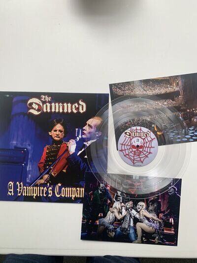 The Damned- Vampires Companion 10” Clear Vinyl Punk