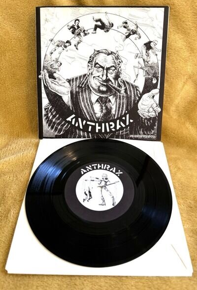 Anthrax "Capitalism Is Cannibalism" 7" Vinyl Crass Records 1982 NM Punk