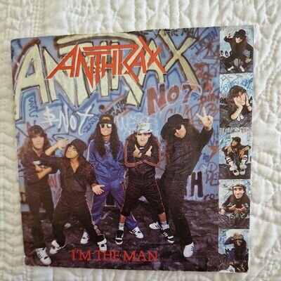 Anthrax I’m the man 7 inch vinyl