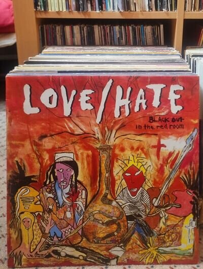 Love/Hate-Blackout In The Red Room~LP Vinyl Album (1990)