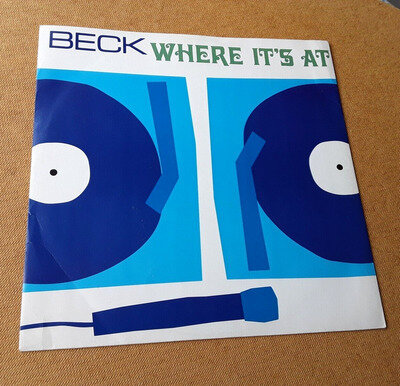 BECK Where It's At 12" (1996) Rare 4 Track UK Original 12" in Great Pic Sleeve