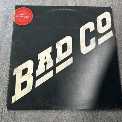 Bad Company - Self Titled Debut - 12" LP Vinyl - Gatefold Sleeve - VG Con