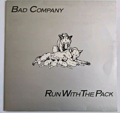 Bad Company - Run With The Pack: Vinyl LP, ILPS 9346, Reissue, VG+