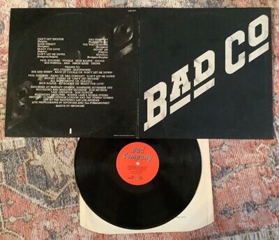 Bad Company 1974 debut LP UK Island gatefold 1ST PRESS