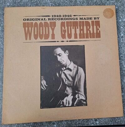 Woody Guthrie – Original Recordings Made By 1940-1946 Mint 1977 Vinyl LP