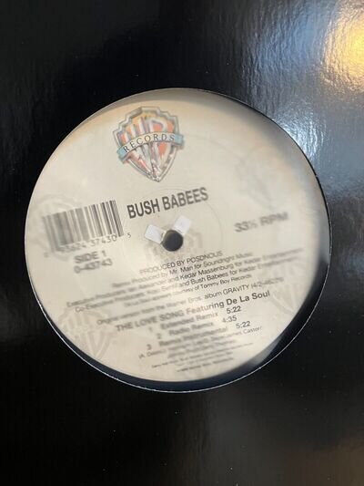 Da Bush Babees - The Love Song Remix - 1996 US Hip Hop Rap 12" vinyl - Mos Def