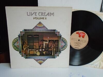 Cream - Live Cream Volume II UK RSO 2394 155 Vinyl LP