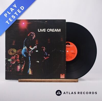 Cream Live Cream A//1 B//1 LP Album Vinyl Record 1970 2383 016 Polydor - VG+/VG+