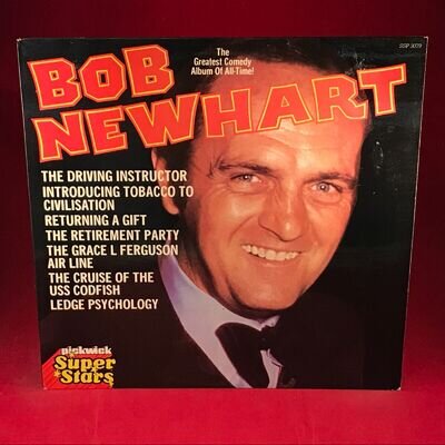 BOB NEWHART 1980 UK VINYL LP Introducing Tobacco To Driving Instructor best of