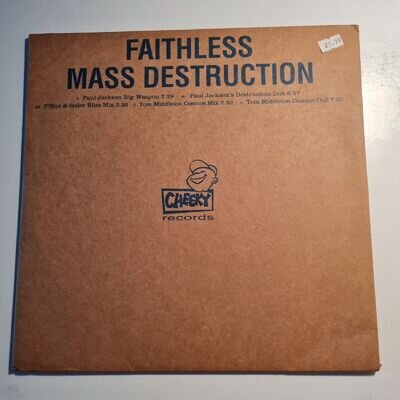 Faithless - Mass Destruction - Used Vinyl Record 12 - Read Description