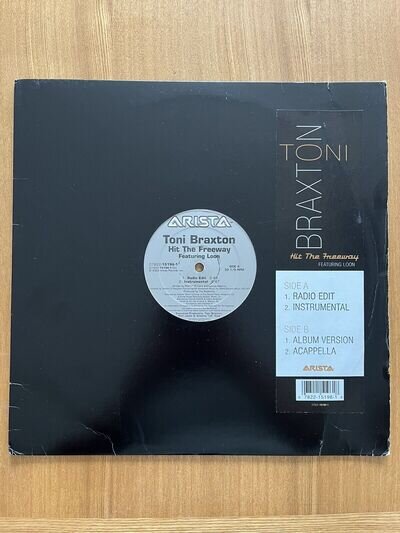 Toni Braxton Featuring Loon - Hit The Freeway 12" Vinyl Single 2002 Arista