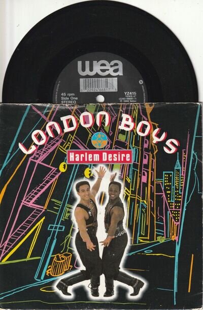 London Boys - Harlem Desire (WEA 1989) 7" Single