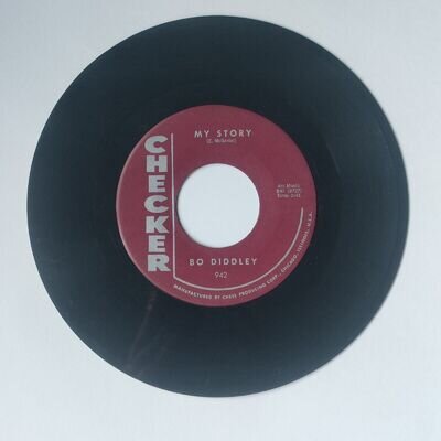 BO DIDDLEY - Road Runner / My Story 7" / 45RPM CHECKER ORIGINAL PRESS ! 1960