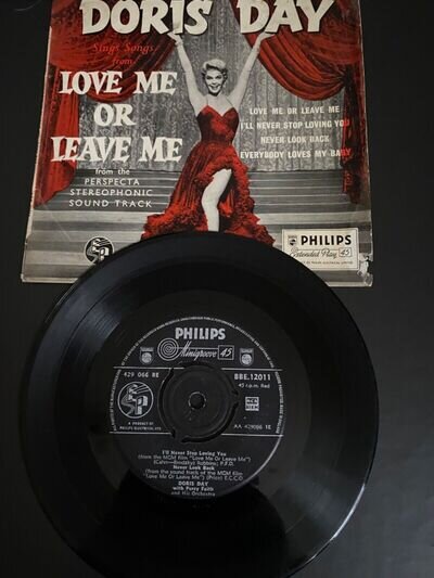 Doris Day / Sings songs from love me or leave me / Phillips 7” U.K.