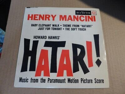 HENRY MANCINI HATARI EP 1962 RCA RCX 7107 EXCELLENT PLUS