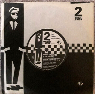 RODDY RADIATION & THE SPECIALS Bragging & Tryin Not To Lie 7" Vinyl Single EX