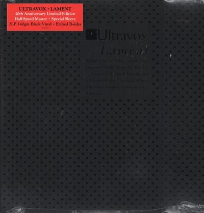 Ultravox Lament (Deluxe Edition): 40th Anniversary Limited Edition double LP